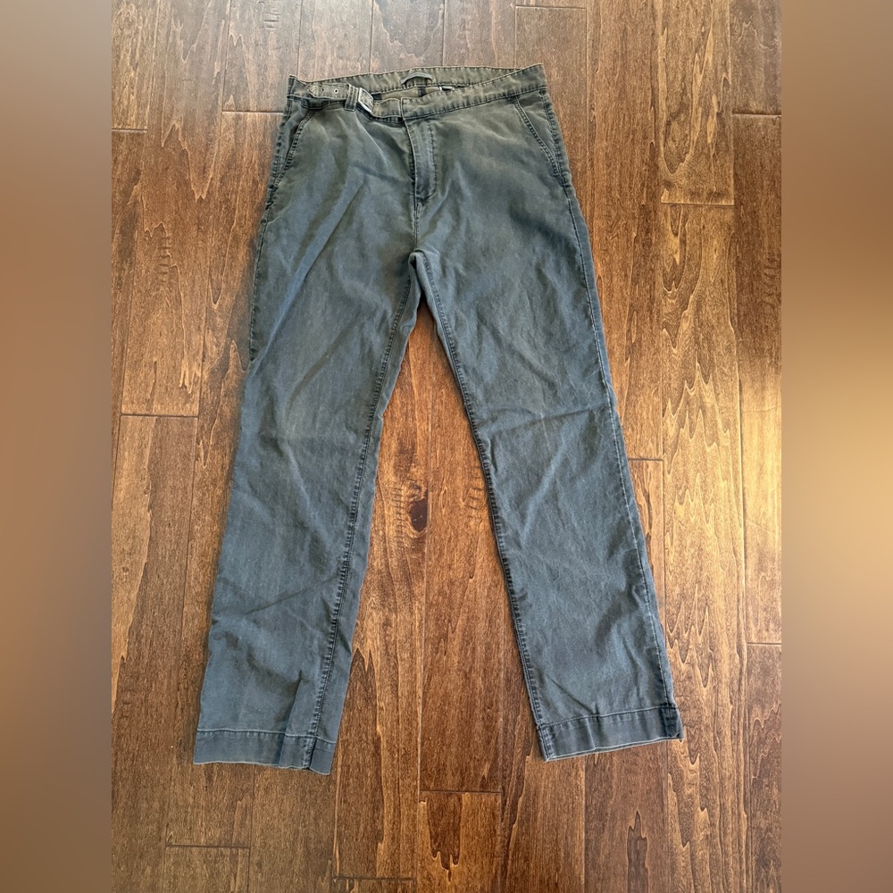 John Varvatos Straight-Leg Pants in Charcoal